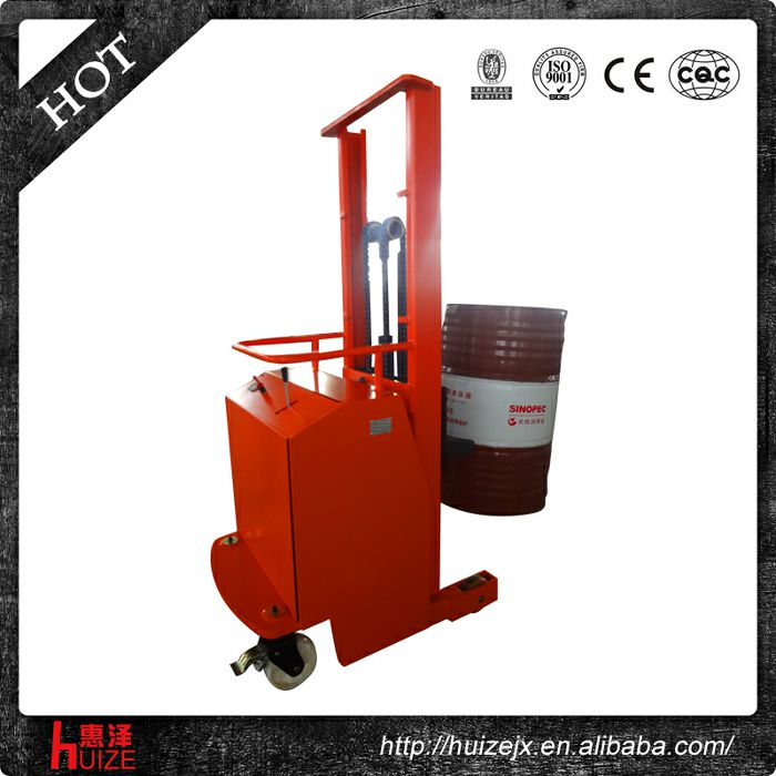 2半電動(dòng)配重油桶車（無底腿，只堆垛，不翻轉(zhuǎn)）